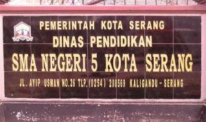 SMAN 5 Kota Serang, Banten.