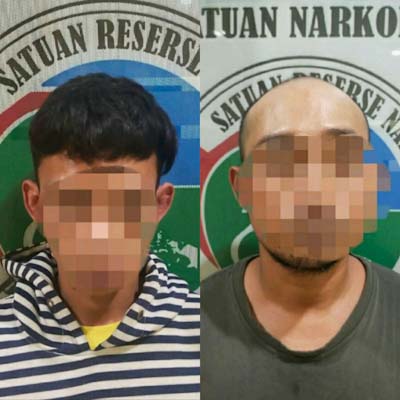 Polres Pandeglang Bekuk 2 Tersangka Pengedar Narkoba