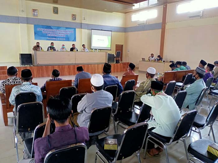 Warga Dua Kecamatan Ikuti RKPT Wakaf dalam Pembangunan Bendungan Karian