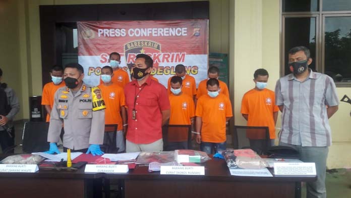 Polres Pandeglang Ungkap Kasus di Awal Tahun, Amankan 11 Tersangka