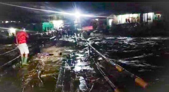 Jembatan Muhara Lebakgedong Kabupaten Lebak Terputus Tak Bisa Dilalui