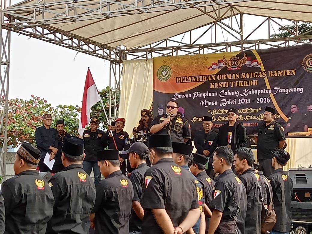 DPC Satgas Banten II Kesti TTKDH Kabupaten Tangerang Dilantik, Diharapkan Bisa Memberikan Kemajuan Untuk Tangerang