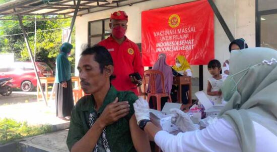 Binda Banten Komitmen Bersama Pemerintah Lakukan Vaksinasi Massal Turun Ke Desa Desa