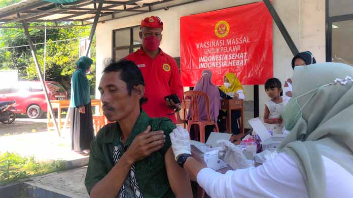 Binda Banten Komitmen Bersama Pemerintah Lakukan Vaksinasi Massal Turun Ke Desa Desa