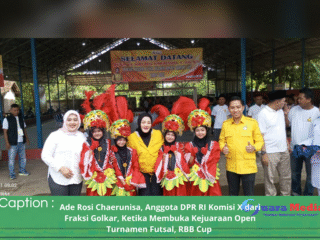 Ade Rosi Buka Turnamen Futsal Lebak–Pandeglang, RBB Cup Jadi Ajang Pembinaan Atlet Muda