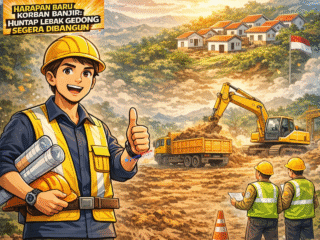 Huntap Lebak Gedong Segera Dibangun, Rp 2,5  Miliar Digelontorkan Untuk Pematangan Lahan 