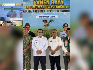 Presiden Prabowo Tetapkan Indonesia Swasembada Pangan, Lebak Ikut Panen Raya Nasional