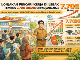 Ledakan Pencari Kerja di Lebak, Disnaker Catat Dominasi Usia Produktif dan Lulusan SMA-SMK
