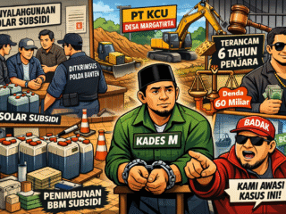 Polda Banten Dalami Dugaan Solar Subsidi di PT KCU , Kades Margatirta Ikut Terseret