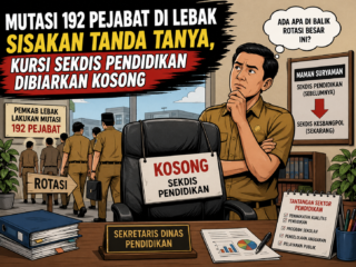 Mutasi 192 Pejabat di Lebak Sisakan Tanda Tanya, Kursi Sekdis Pendidikan Dibiarkan Kosong? 
