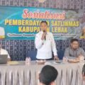 Camat Cibadak Gencarkan Sosialisasi Trantibmas, Libatkan Satlinmas dan Kepala Desa