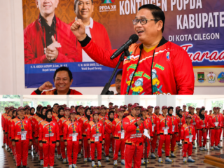 Wabup Lepas 329 Atlet Lebak ke POPDA dan PEPARPEDA 2026, Target Harumkan Nama Daerah di Banten