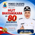Pemdes Cikatapis Ucapkan Selamat HUT Bhayangkara ke-80, Dukung Polri Presisi Menuju Indonesia Emas
