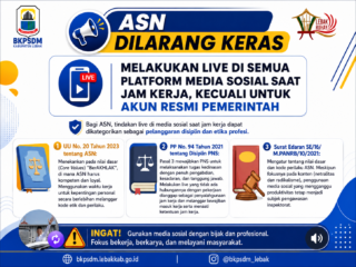 Pemkab Lebak Tegas! ASN Dilarang Live TikTok dan Medsos Saat Jam Kerja