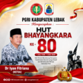 PGRI Kabupaten Lebak Ucapkan Selamat Hari Bhayangkara ke-80, Apresiasi Dedikasi Polri untuk Negeri