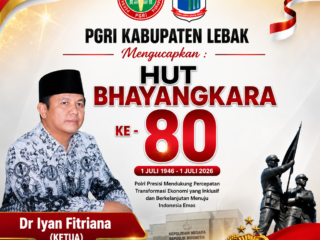PGRI Kabupaten Lebak Ucapkan Selamat Hari Bhayangkara ke-80, Apresiasi Dedikasi Polri untuk Negeri
