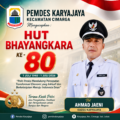 Pemdes Karyajaya Kecamatan Cimarga Ucapkan Selamat HUT Bhayangkara ke-80, Apresiasi Dedikasi Polri untuk Masyarakat