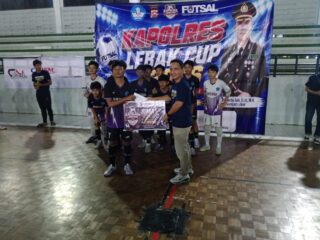 SMPN 1 Rangkasbitung dan SMAN 1 Maja Juara Futsal Kapolres Cup 2026