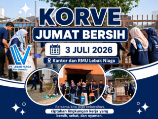 Tak Sekadar Seremonial, PT Lebak Niaga Jadikan Jumat Bersih Budaya Kerja