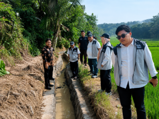 Cek Langsung ke Lapangan, PPK BBWSC3 Pastikan P3-TGAI Lebak Berjalan Sesuai Spek