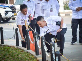 Anggaran Terbatas, Bupati Hasbi Warning Keras: Pedestrian Alun-Alun Rangkasbitung Tak Boleh Asal Jadi