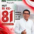 DPC PKB Lebak Sampaikan Ucapan HUT ke-81 RI: Indonesia Berdaulat, Adil dan Makmur