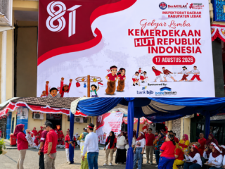 Inspektorat Lebak Bakar Semangat Kemerdekaan: Lomba Seru dan Bagi Bendera Merah Putih Perkuat Kekompakan Pegawai