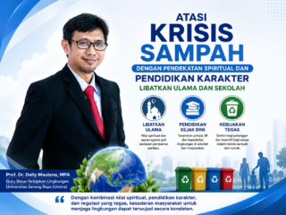 Guru Besar Unsera Dorong Solusi Krisis Sampah: Libatkan Ulama dan Sekolah, Bangun Kesadaran dari Rumah