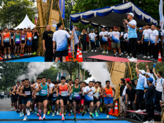 Bupati Hasbi Lepas Ribuan Peserta Runk5bitung 2026, Event Lari Ini Dongkrak Ekonomi dan Pariwisata Lebak