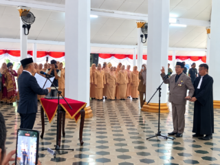 Bupati Hasbi Beri Pesan Tegas Usai Lantik Halson Nainggolan Jadi Sekda Lebak: ASN Diminta Jangan Takut Bekerja
