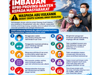 BPBD Banten Keluarkan Imbauan Darurat, Warga Diminta Waspada Abu Vulkanik Anak Krakatau