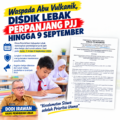 Waspada Abu Vulkanik, Disdik Lebak Perpanjang PJJ hingga 9 September