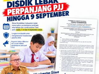 Waspada Abu Vulkanik, Disdik Lebak Perpanjang PJJ hingga 9 September