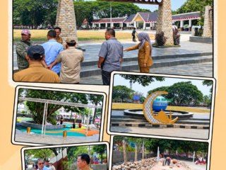 Penataan Alun-Alun Rangkasbitung, Dari Paving Block hingga Pylon Sign Dibangun
