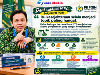 Sekjen PB PGIN Bongkar Isi Pasal 177 RUU Sisdiknas: Skema Penghasilan Guru Bakal Makin Komprehensif