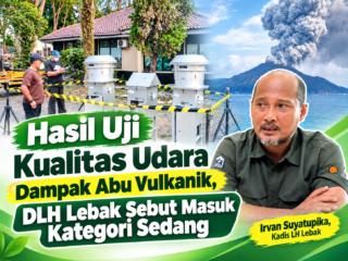 Hasil Uji Kualitas Udara Dampak Abu Vulkanik, DLH Lebak Sebut Masuk Kategori Sedang