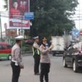 Strong Point Pagi di Lebak, Kapolres Turun Tangan Jaga Keselamatan Pengguna Jalan