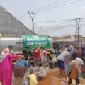 Krisis Air Bersih di Lebak, Kumala dan Karang Taruna Turun Tangan Bantu Warga Malingping Utara
