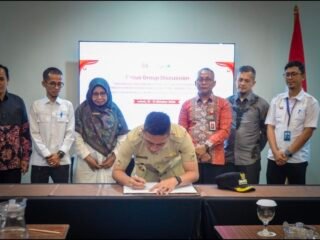 Bupati Hasbi Teken MoU PED 2026, Lebak Perkuat Ekosistem Bisnis Padi
