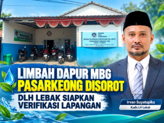 Limbah Dapur MBG Pasarkeong Disorot, DLH Lebak Siapkan Verifikasi Lapangan