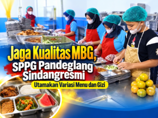 Jaga Kualitas MBG, SPPG Pandeglang Sindangresmi Utamakan Variasi Menu dan Gizi